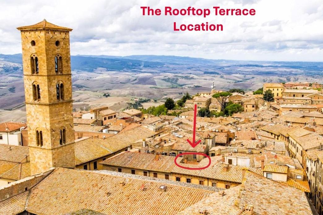 The Walkable Volterra Rooftop Suite Eksteriør billede