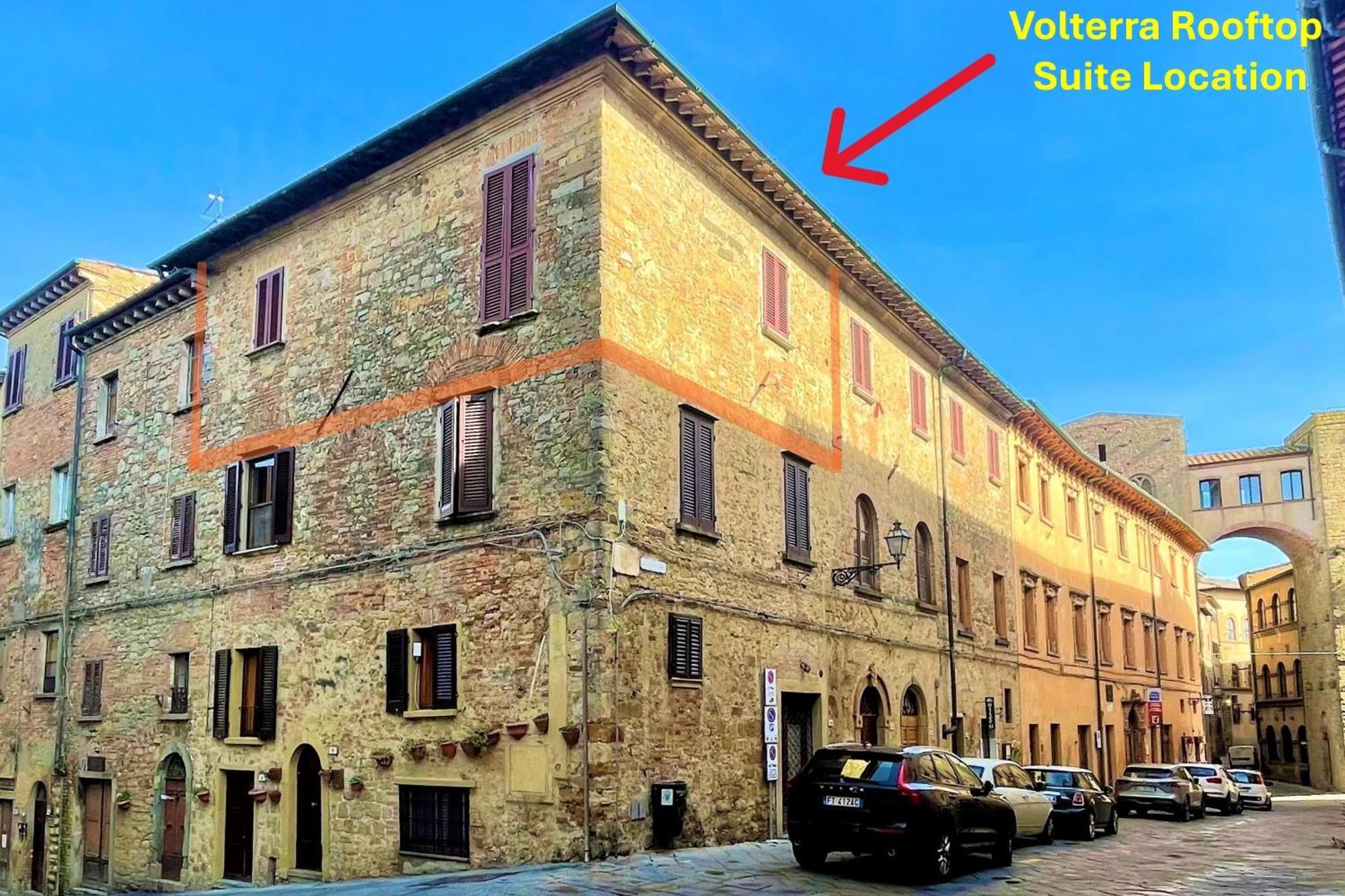 The Walkable Volterra Rooftop Suite Eksteriør billede